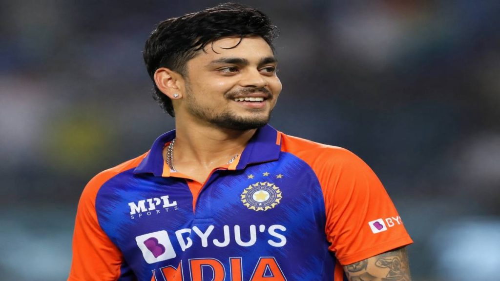 Ishan Kishan batting powerfully vs Rajasthan Royals in IPL 2026 with crowd cheering