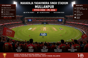 Maharaja Yadavindra Singh Stadium Mullanpur Pitch Report: What Batters and Bowlers Face in IPL 2026